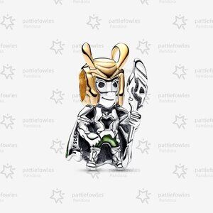 Pandora Marvel Loki Charm|Pendant|Two-tone